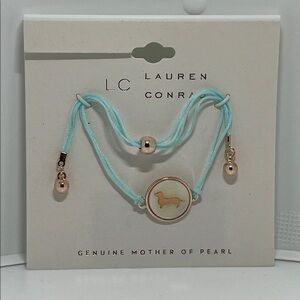 LC Lauren Conrad Dachshund Pull-Tie Bracelet